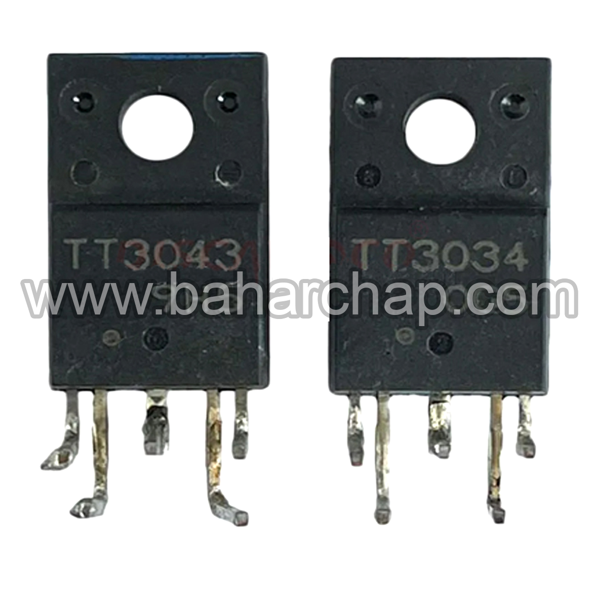 فروشگاه و خدمات اینترنتی بهارچاپ اصفهان-ترانزیستور ارجینال اپسون T50  P50  TT3034 + TT3043-TT3034 + TT3043 TO220F-5 T50 P50 PX660 Printer Motherboard H-Bridge power transistors
